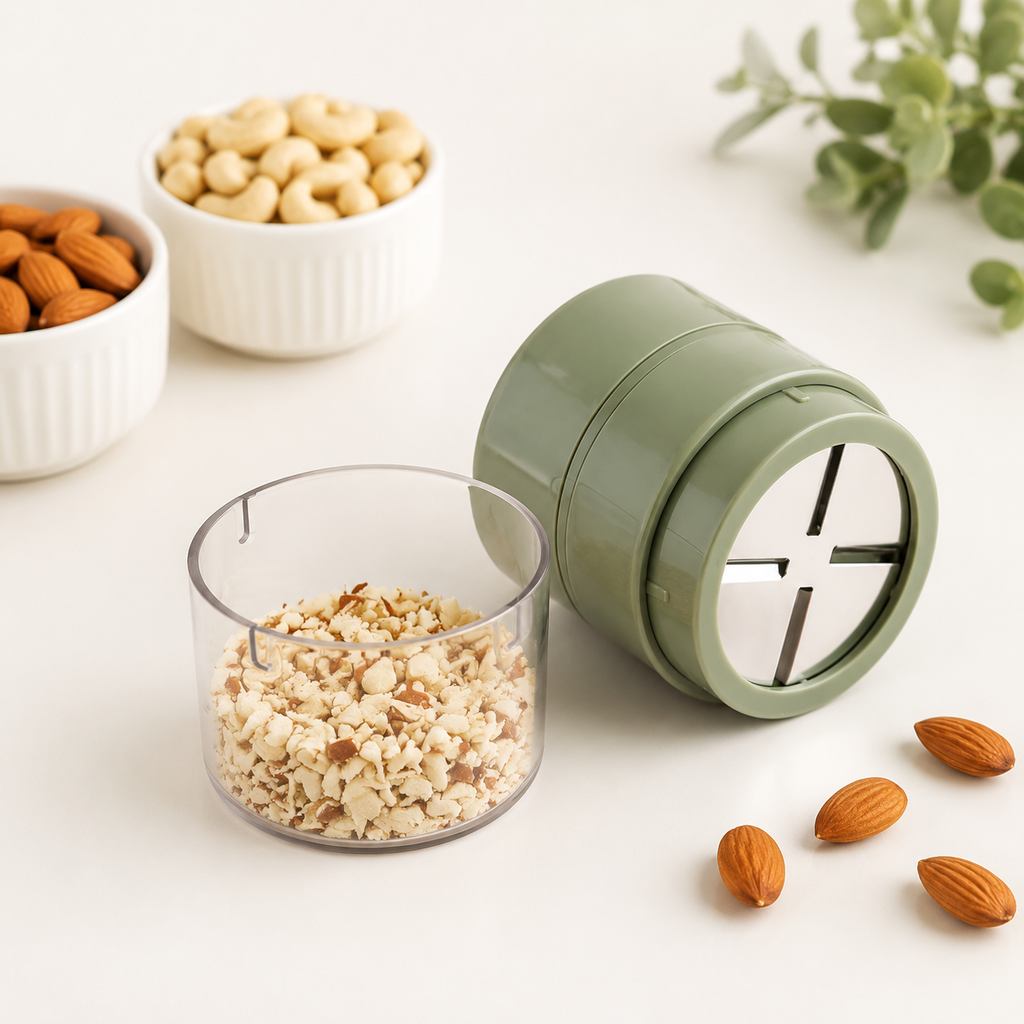 Chopnir NutSlice™ Mini Food Chopper
Quick Chopping for Nuts, Garlic & More